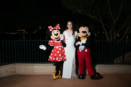 Alexis, Mickey, and Minnie